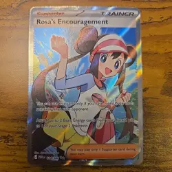 Pokemon Rosa’s Encouragement 114/088 Full Art Trainer Perfect Order NM Holo - Image 1