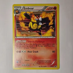 Pokemon TCG Emboar HOLO BW21 Black & White Promo Rare NM - Image 1