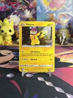 Pikachu - SWSH234 - Cosmos Holo - Black Star Promo - Pokemon Go - Pokemon - Image 1