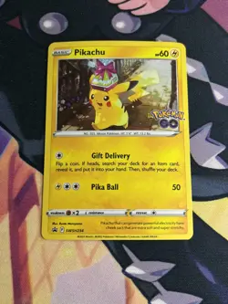 Pikachu - SWSH234 - Cosmos Holo - Black Star Promo - Pokemon Go - Pokemon - Image 3