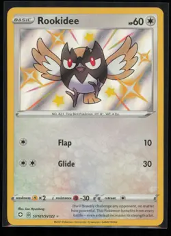 Rookidee SV101/SV122 Pokemon Shining Fates Shiny Vault Rare Shiny Near Mint - Image 1