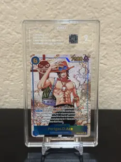 One Piece TCG Portgas D. Ace OP13‑119 Alt Art SEC Carrying on His Will - Image 1