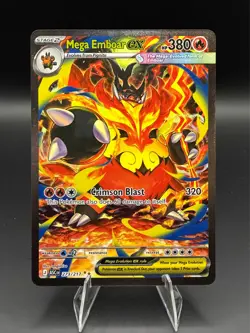 Mega Emboar ex 273/217 ME Ascended Heroes Special Illustration Rare Pokemon Card - Image 1