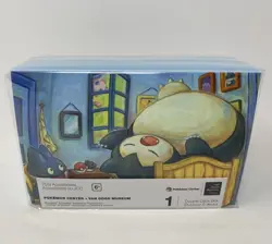 ⭐SHIPS TODAY⭐Pokemon x Van Gogh Museum Munchlax & Snorlax Double Deck Box NEW 196215000048 - Image 1
