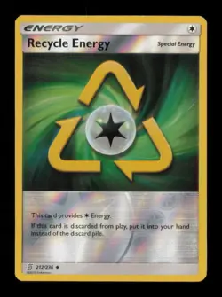 REVERSE HOLO RECYCLE ENERGY UNCOMMON 212/236 MP POKEMON - Image 1