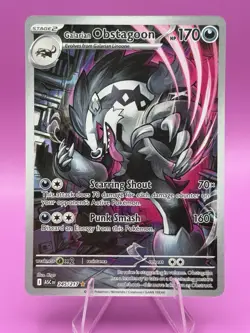 Pokemon TCG Galarian Obstagoon 245/217 IR Ascended Heroes Near mint - Image 1