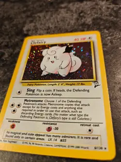 Clefairy 6/130 Base Set 2 Holo Rare LP Pokemon Card - Image 4