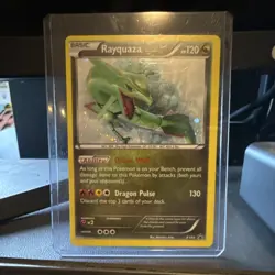Pokemon XY Holo Rayquaza & Mewtwo Basic English Cards BOTH CARDS XY64 XY107 - Image 1