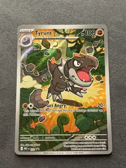 Pokemon TCG Tyrunt MEP 070 Black Star Promo Card NM - Image 1