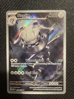 Pokemon TCG Mega Evolution Steelix Holo 150/132 Secret Rare - Image 1