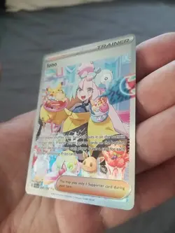 Pokemon Scarlet & Violet Iono 269/193 Full Art Holo Special Rare Trainer Card NM - Image 2