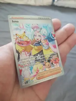 Pokemon Scarlet & Violet Iono 269/193 Full Art Holo Special Rare Trainer Card NM - Image 3