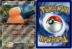 Snorlax ex (Prismatic Evolution Stamped) 076/131 Pokemon TCG Holo NM - Image 3