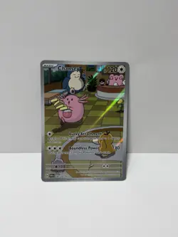 Pokemon TCG Chansey Illustration Twilight Masquerade Card 187/167 - Image 1