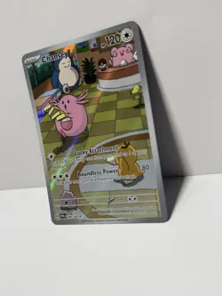 Pokemon TCG Chansey Illustration Twilight Masquerade Card 187/167 - Image 2