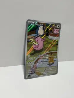 Pokemon TCG Chansey Illustration Twilight Masquerade Card 187/167 - Image 3