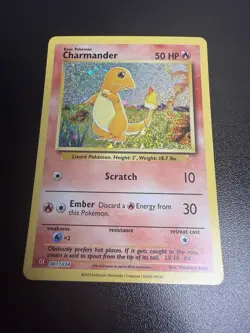Charmander 001/034 Holo Classic Collection Trading Card Game Classic Pokemon NM - Image 2
