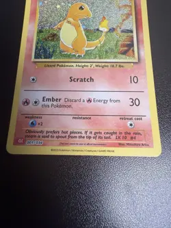 Charmander 001/034 Holo Classic Collection Trading Card Game Classic Pokemon NM - Image 5