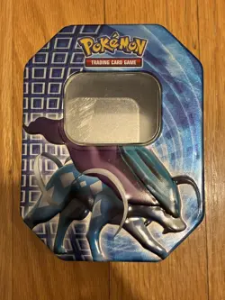 2012 Suicune Pokemon TCG Legendary Beasts Collector Tin - Empty, No Cards - Image 1