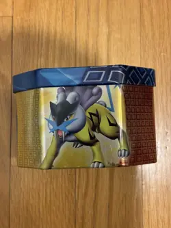 2012 Suicune Pokemon TCG Legendary Beasts Collector Tin - Empty, No Cards - Image 4