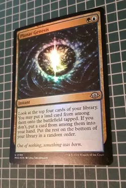 Planar Genesis Foil MTG Magic the Gathering Card NM Modern Horizons MH3 - Image 1