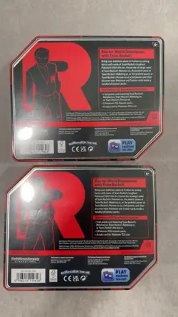 Pokemon Team Rocket Destined Rivals Tins Set of 2 Mewtwo and Persian ! *NEW* - Image 2