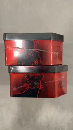 Pokemon Team Rocket Destined Rivals Tins Set of 2 Mewtwo and Persian ! *NEW* - Image 3