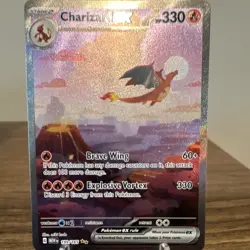 Pokemon TCG Charizard ex #199/165 SV 151 SIR English - Image 2