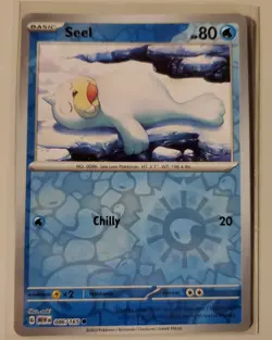 Seel REVERSE HOLO #86/165 Pokemon TCG S&V 151 English Pack Fresh NM - Image 1