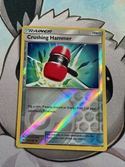 Pokemon Crushing Hammer 115/149 Reverse Holo Uncommon Sun & Moon Base NM - Image 1