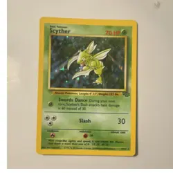 Wizards of the Coast Scyther 10/64 Jungle Holo Rare Unlimited EN 1999 HP70 - Image 1