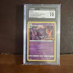 2022 Pokemon BSP Lost Origin Pre-Release #SWSH241 Gengar CGC 10 GEM MINT - Image 2