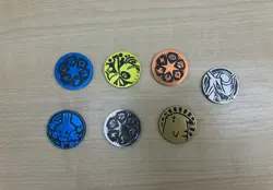 Pokemon TCG Coins Collector's Items Vintage Celebi Rayquaza Pikachu - Image 1