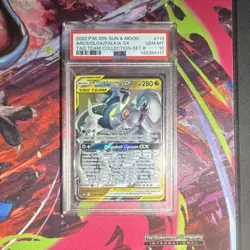 Pokemon Arceus & Dialga & Palkia GX 113 TAG TEAM COLLECTION INDONESIAN PSA 10 - Image 1