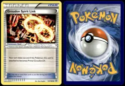 Groudon Spirit Link 131/160 Uncommon Primal Clash Pokemon Lightly Played - Image 1