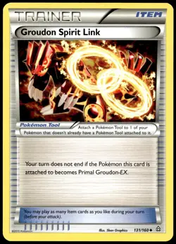 Groudon Spirit Link 131/160 Uncommon Primal Clash Pokemon Lightly Played - Image 2