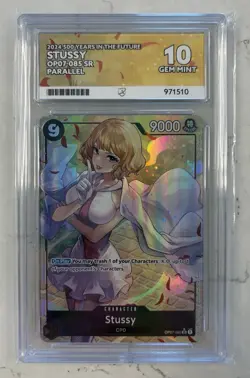 Stussy OP07-085 SR Parallel Alt Art One Piece Ace Grading 10 - Image 1