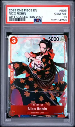 2023 ONE PIECE GIFT COLLECTION 2023 #008 NICO ROBIN PSA 10 - Image 1