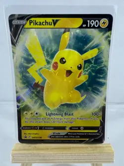 Pikachu V SWSH198 SWSH: Sword & Shield Promo Cards Holo - Image 1