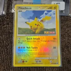 Pokemon TCG Pikachu Reverse Holo Stamp Common Stormfront 70/100 English Basic - Image 2