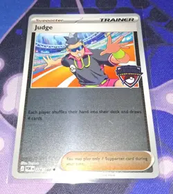 Pokemon TCG - Judge 076/088 - 2026 Regional Stamped Stamp Promo MINT/NM - Image 1