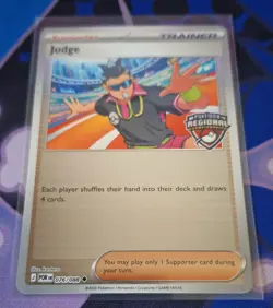Pokemon TCG - Judge 076/088 - 2026 Regional Stamped Stamp Promo MINT/NM - Image 2