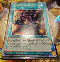 Zoodiac Barrage (Quarter Century Secret Rare) - RA04-EN091 - Yu-Gi-Oh TCG - Image 2