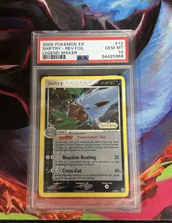 Pokemon Shiftry EX Legend Maker Reverse Holo Rare #12 PSA 10 Gem Mint - Image 1