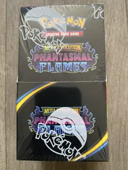 Pokemon TCG Phantasmal Flames Half Booster Box Brand New Sealed (18 Packs) - Image 1