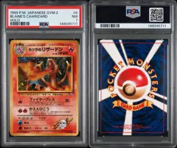 1999 Blaine's Charizard Holo Rare (Japanese) PSA 7 Pokemon TCG - Image 3