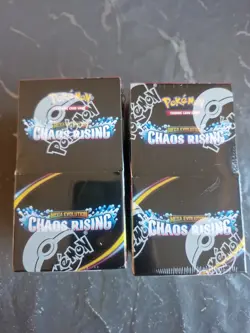 2 x Chaos Rising Half Booster Boxes 36 Packs Total New Sealed Pokemon TCG Cards - Image 2