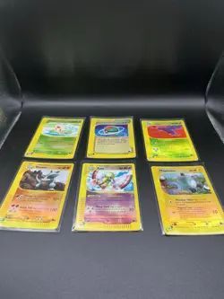 Pokemon TCG Skyridge Reverse Holo Card lot of six e-series 2003 Vintage WOTC LP - Image 1