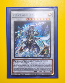 Yugioh Visas Amritara DUNE-EN039 Secret Rare 1st Edition NM. Never Played. - Image 3