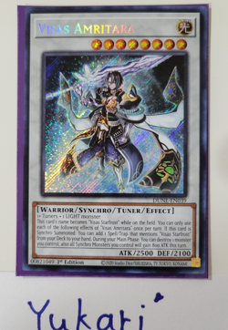 Visas Amritara (Secret Rare) DUNE-EN039 Duelist Nexus 1st Edition Yugioh mint - Image 1